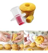 Red Cake Digger Cupcake Corer Tools Muffin Cake Pastry Corer Model Cutter Decorating Reusable Pla...