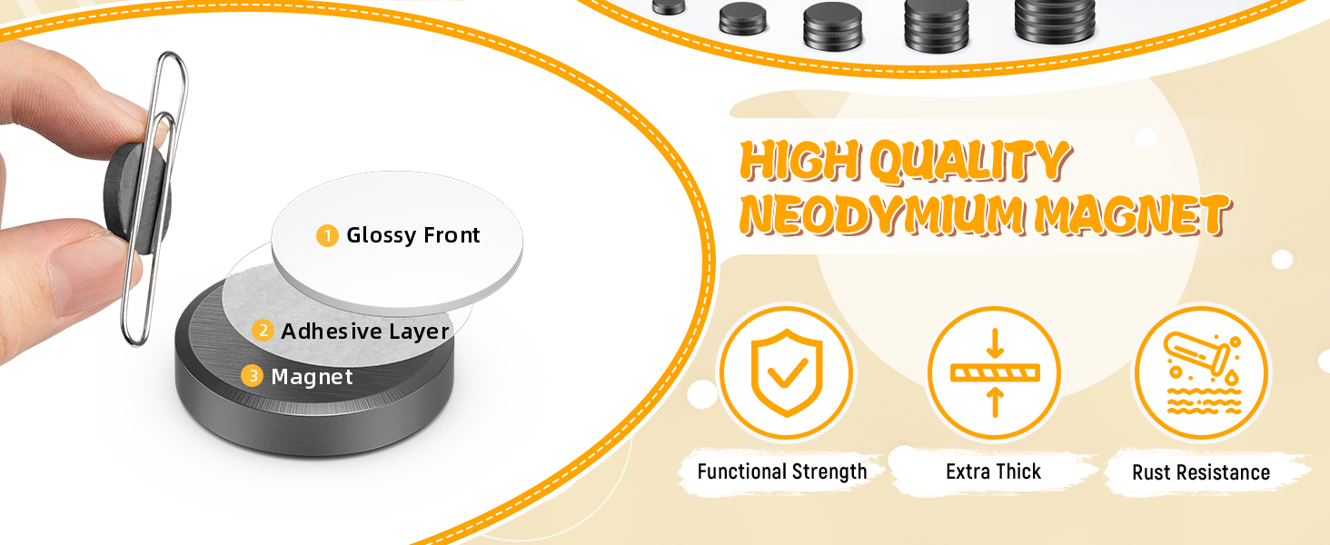magnets with adhesive backing