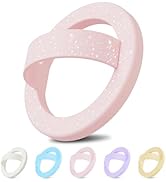 Magnetic Silicone Ring Grip Phone Holder for MagSafe, 360° Rotating Finger Loop, Strong Magnetic ...