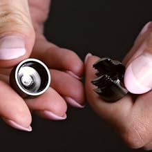 screw apart to place cable