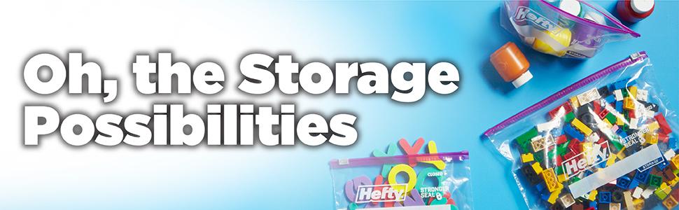 Hefty Slider Storage Bags