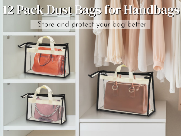 Clear Handbag Storage Organizer