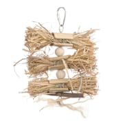 Prevue Pet Products Naturals Preen & Pacify Woodland Harvest Bird Toy - Accessories for Parakeets