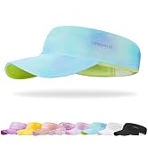 Trodalo Kids Sun Visor Hats for Girls Boys, Lightweight Cooling Stretchy Visor, Packable Sports H...