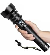 ShineRover Rechargeable LED Handheld Flashlights High Lumens | 99,000 Lumens Super Bright Tactica...