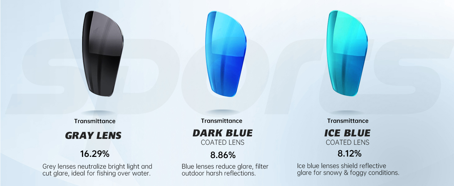 LENSES IN DIFFERENT COLORS