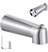 Enhon 7 Inch Slip on Tub Spout with Diverter, Compatible with Moen 3839/Moen 3853, Bathtub Divert...