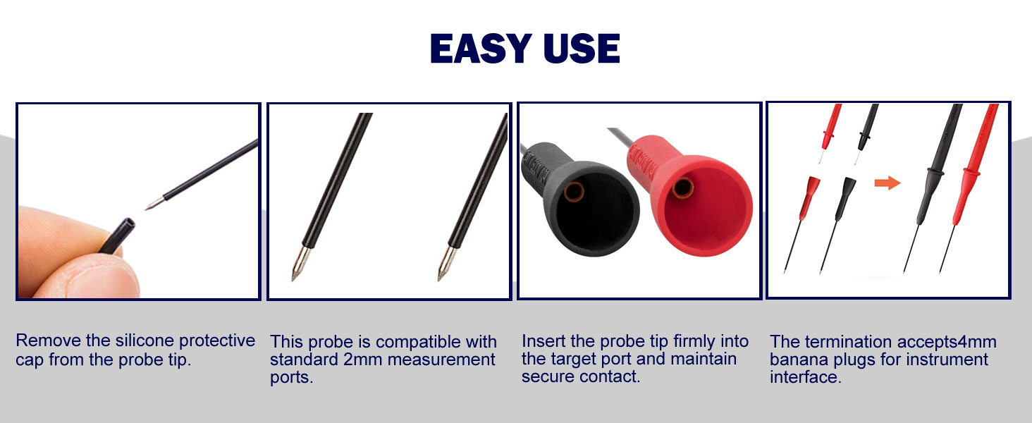fluke needle probes multimeter needle probes 600V/10A Multimeter Accessory for Fluke Leads tl71 tl75