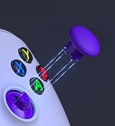 eXtremeRate Edge Sticks Interchangeable Thumbsticks for Xbox Core Controller, Purple Swappable An...
