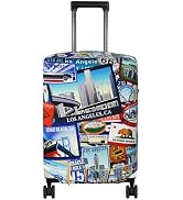 HYPER VENTURE Washable Luggage Cover - Fashion Suitcase Protector Fits 27-30 Inch Luggage (Travel...