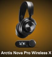 SteelSeries Arctis Nova Pro Wireless Multi-System Gaming Headset - Black | Premium Hi-Fi Drivers ...