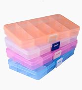 4 pcs plastic organizers