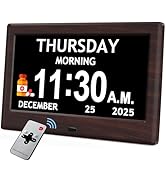 7'' Dementia Clock For Seniors, Large Display Digital Clock With Date, Time, Day Of Week for Elde...