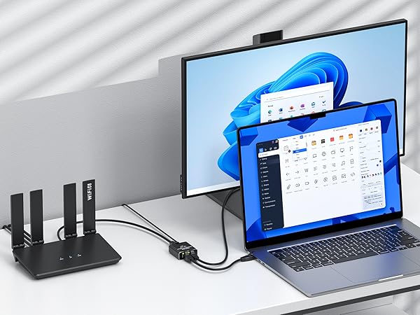 Cat 6 splitter Greater flexibility for your network expansion plans Compatible with various systems
