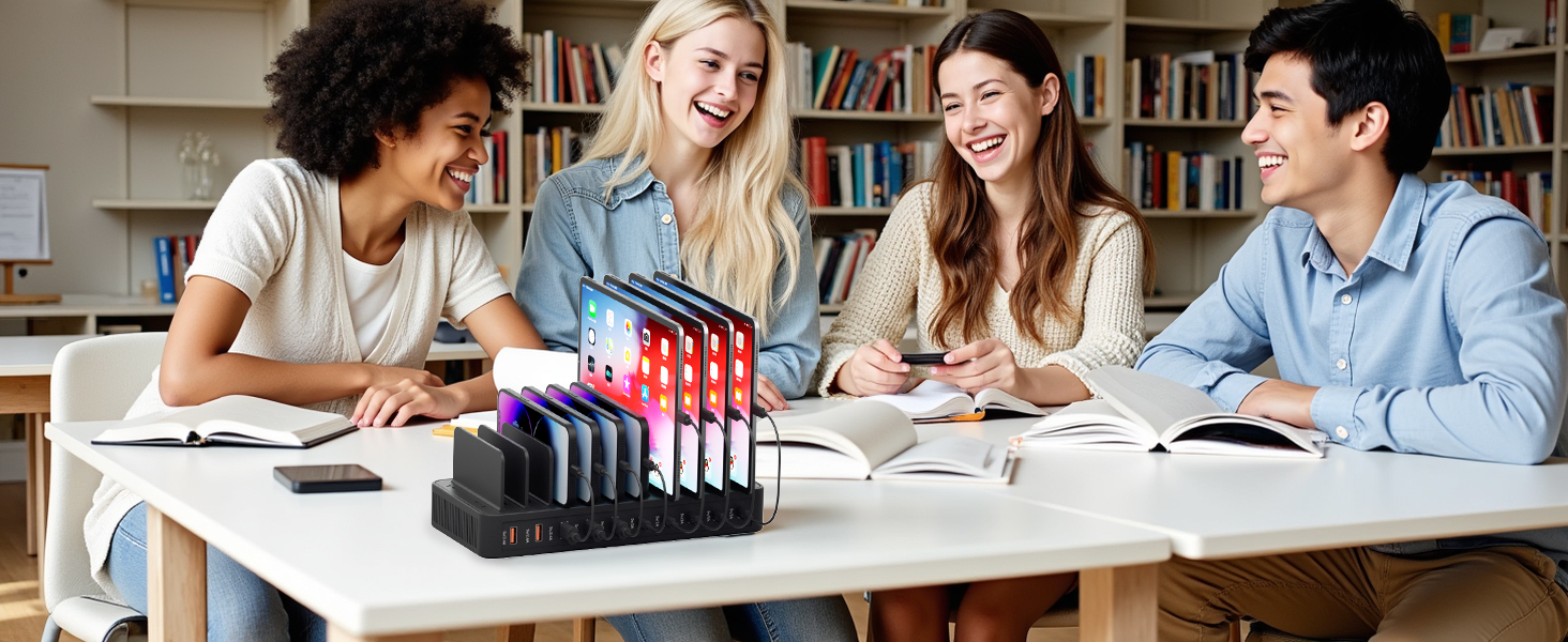 ipad charging station