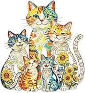 UAPRPG Cat Metal Wall Art,Colorful Iron Hanging Decor,Home Ornament & Gift | 11" x 12",Sunflower ...