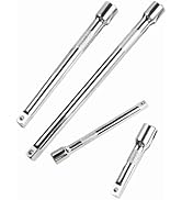 Resze 4 Pcs 1/4" Socket Extension Set, Drive Impact Extension Bar Set, Ratchet Extension Set, 2"(...
