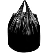 Waikas 4 Gallon Trash Bag with Handles, Pack of 80, Unscented Garbage Bags, Size 45 * 55cm, 4.15g...