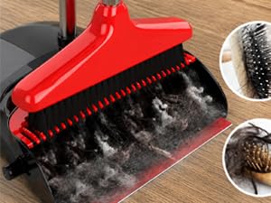 broom and dustpan combo set