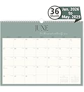 GuassLee Wall Calendar 2026-2029, 36-Month Hanging Wall Calendar June 2026 - May 2029, 14" X 11" ...
