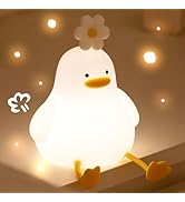 KinYiLO Cute Duck Night Light for Baby, Kids, Toddler, Ambient Nursery Nightlight, Soothing Lamp ...