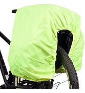 JSAHAH 50L - 100L Pannier Rain Cover Bicycle Rear Rack Rain Cover Bike Trunk Rain Cover Green