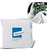 AAWipes Anti-Static Cleanroom Wipe Cloths (Grade A) - Safe Electrostatic Discharge (ESD) Polyeste...