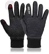 DEX FIT Warm Fleece Winter Outdoor Gloves LG201 Thermal, Ideal for Running, Hiking, Cycling Outdo...