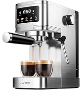 SHARDOR Espresso Machine 20 Bar, Professional Espresso Machine with Milk Frother and Touchscreen,...