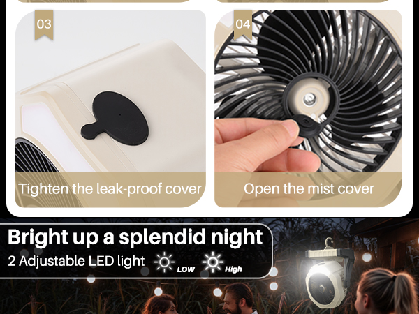 battery fan