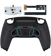 eXtremeRate Black Real Metal Buttons (RMB) Version RISE4 Remap Kit for PS5 Controller BDM-010 020...