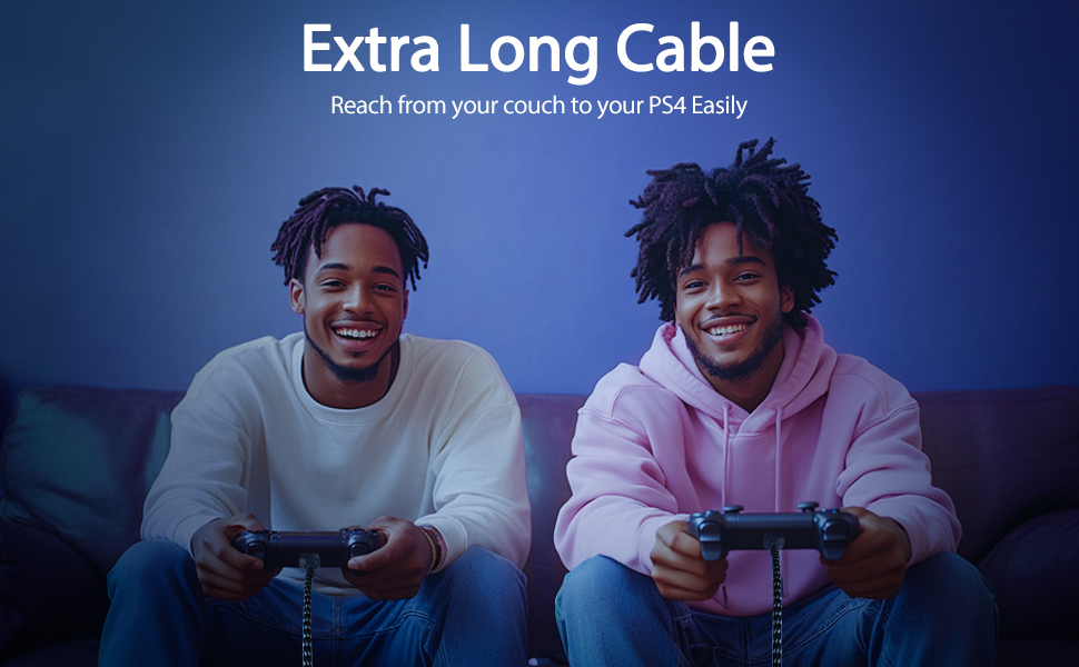 PS5 Controller Charger Cord 6fT