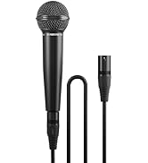 Phenyx Pro Dynamic Vocal Microphone, Cardioid Microphone with 16.4 ft XLR Cable, Mic Clip, Storag...