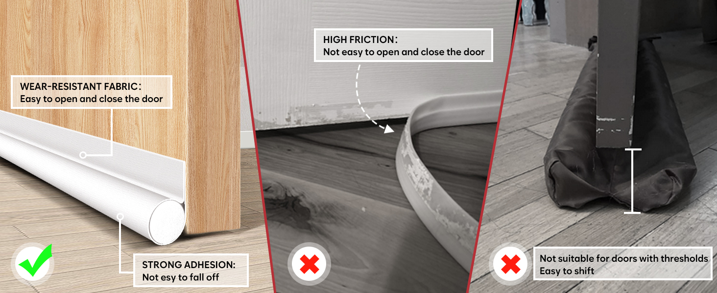 door draft stopper
