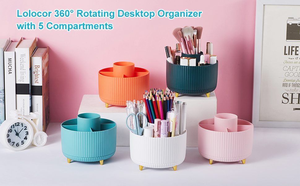 lolocor pen pencil holder desk organizer