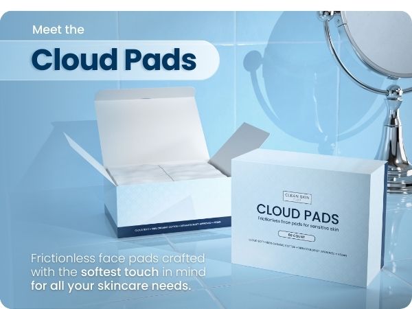 Clean skin club cloud pads