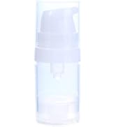 YuanHolumid White Vacuum Lotion Bottles Plastic Empty Airless Pump Bottles Travel Liquid Cosmetic...