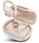 HAOYUYAN Wireless Earbuds, Sports Bluetooth Headphones, 80Hrs Playtime Ear Buds with LED Power Di...