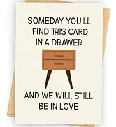 WowBefun Funny Birthday Card & Gifts for Husband Boyfriend Him, Happy Anniversary Card & Gifts, V...