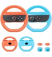 RHOTALL Steering Wheel Compatible for Nintendo Switch 2 Console joycons, Family Sports Party Pack...