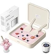 Rolled Ice Cream Maker, Felizbebe Instant Ice Cream Roller Maker Tray with Lid and 2 Spatulas, Fo...