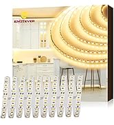 EMITEVER LED Strip Lights 3000K, UL 24V LED Tape Light Warm White, 32.8ft, Ra 95+, IP30, 2.9W/ft,...