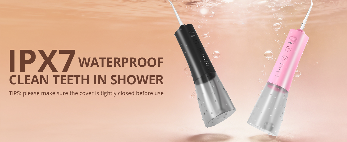 IPX7 WATERPROOF CLEAN TEETH IN SHOWER