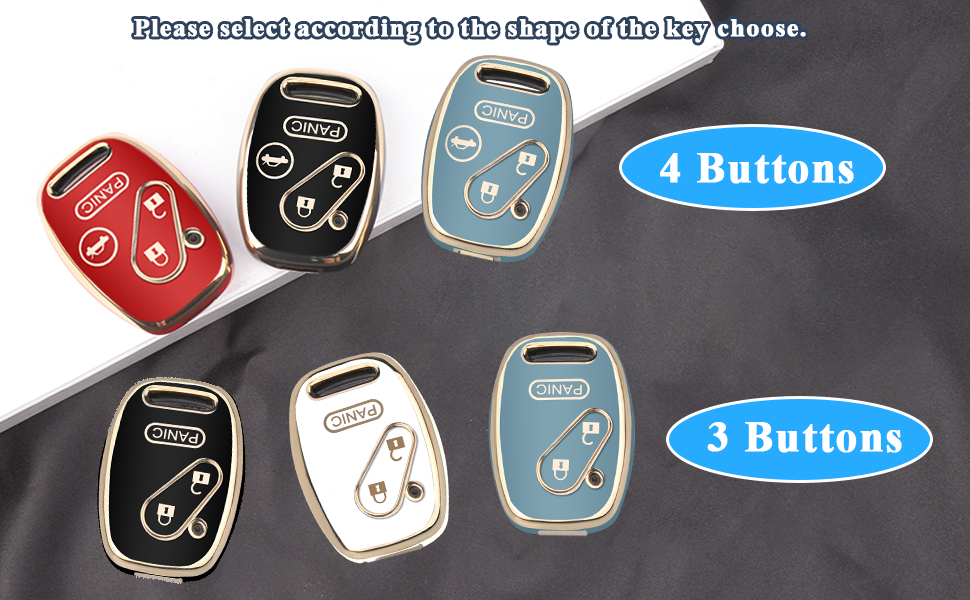 for Honda Key Fob Cover with Keychain