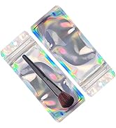 PABCK 100 Pieces 2.36x5.9 inch (Inside Size 1.9x4.65 inch) Resealable Foil Pouch Clear Front Heat...