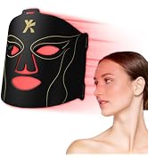 YKeluxon Face Mask Light Therapy, LED Red Light Therapy for Face, Infrared & Red Light Therapy fo...