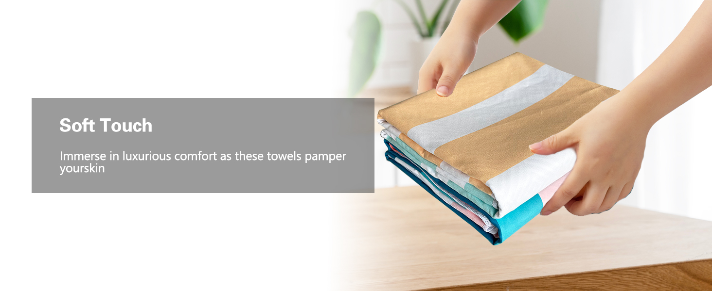 microfiber beach towel 2 pack