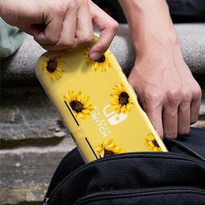 Clear Switch Lite Case Flower