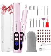 HengYuaoler Cordless Electric Nail Drill Professional 3 Speeds Nail Drill Kit for Acrylic Gel Dip...