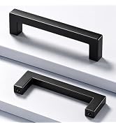 Veise 30 Pack 3 Inch Kitchen Cabinet Handles – Solid Matte Black Drawer Pulls Kitchen Cabinet Har...
